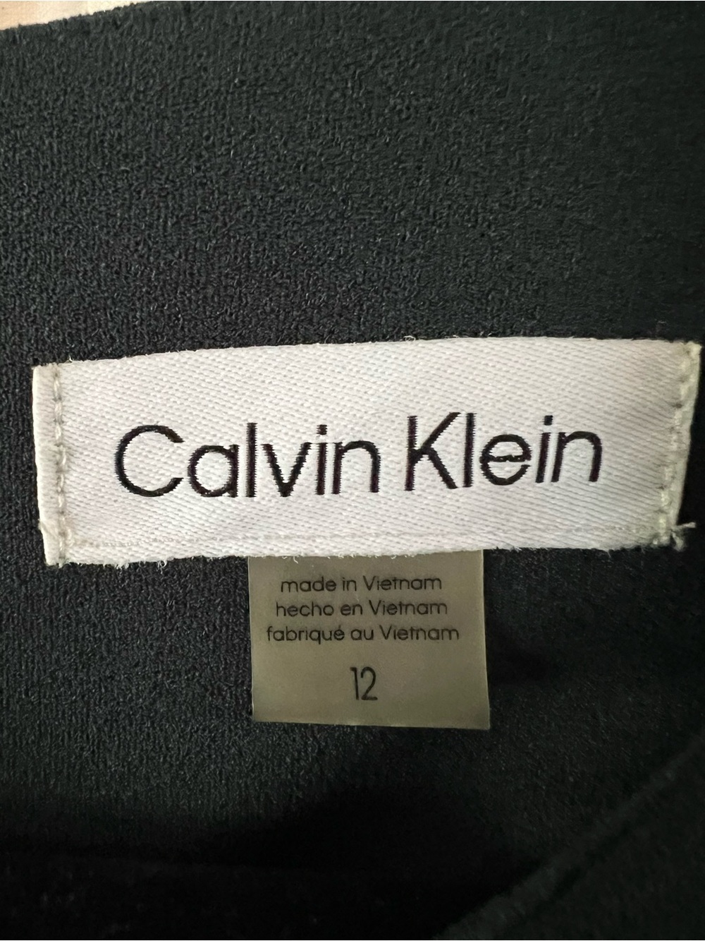 Calvin Klein Dark Teal Midi Dress with Flutter Sleeves - Picture 7 of 7